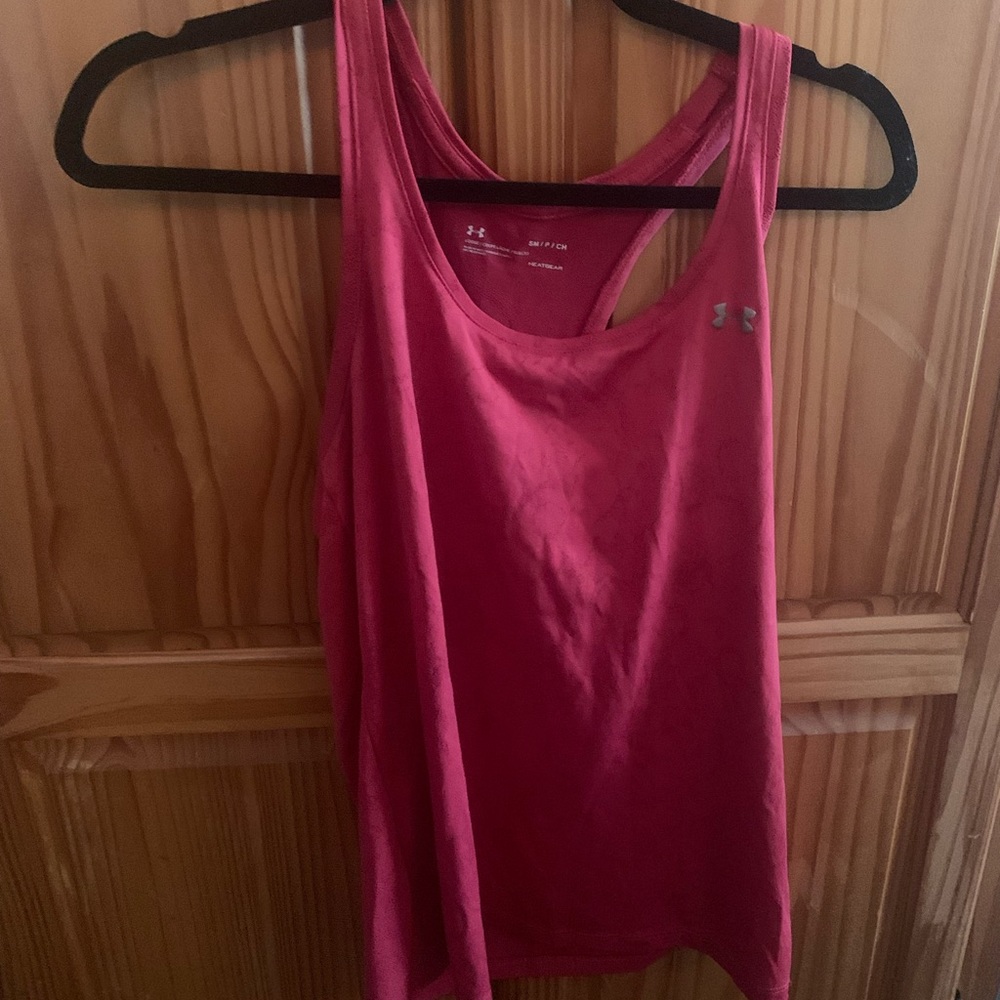 Pink Under Armour Workout Tank